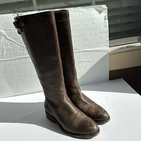 Frye Shoes Frye Jayden Buckle Back Zip Tall Riding Boot In